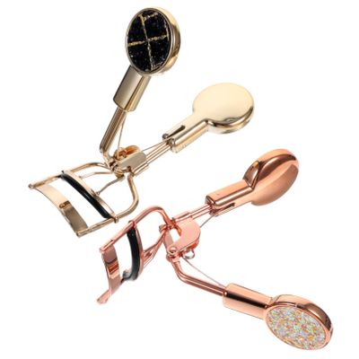 Alipis 2pcs Eyelash Curlers Non-Slip Stainless Steel Cosmetic Tools Portable Lightweight Makeup Accessories for Eyelash Curling and False Lash Application