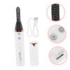 PRETYZOOM Heated Electric Eyelash Curler USB Rechargeable Fast Preheat Portable Makeup Tool for Natural Lash Curling with Knotted Lash Comb Safe for Skin and Eyelashes view 2