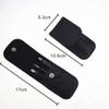 ASWRTYJO 3 Pieces/set of Eyebrow Tweezers Stainless Steel Point/oblique Point/flat Point Hair Removal Makeup Tool Kit with Black Pocket view 2