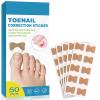 50Pcs Ingrown Toenail Correction Strips - Plant-Based Toenail Support | Ingrown Toe Nail Care Stickers for Quick Discomfort Relief, Promote Natural Growth, Breathable & Easy to Apply for Daily Use view 1
