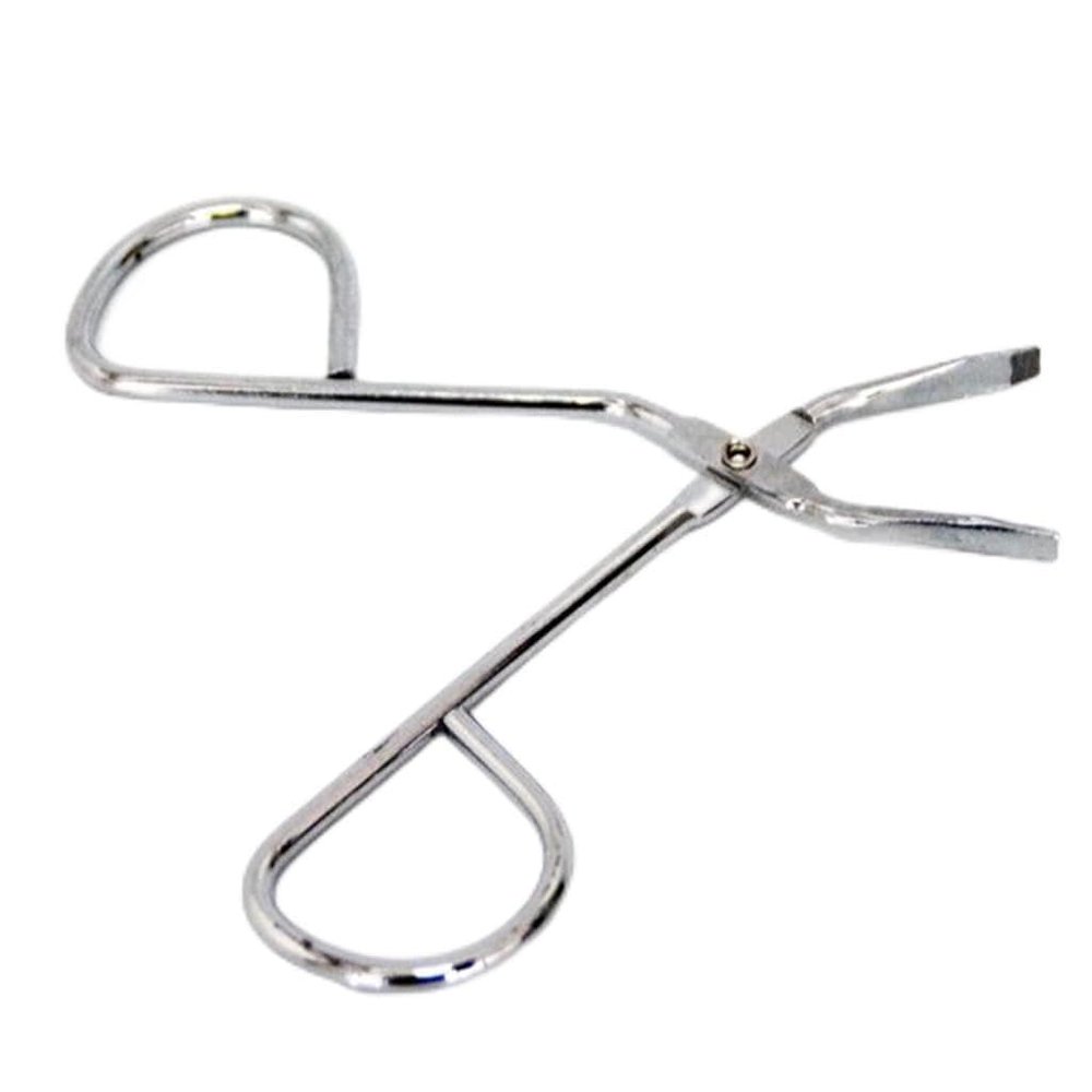 ASWRTYJO Scissors Flat Tip Eyebrow Extension Tweezer Clamp Plier Eyebrows Clipper Stainless Steel Eyelash Hair Remove Epilating