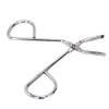 ASWRTYJO Scissors Flat Tip Eyebrow Extension Tweezer Clamp Plier Eyebrows Clipper Stainless Steel Eyelash Hair Remove Epilating view 1