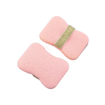 1/4PCS Sponge Soap Bag Bath Cleansing Foaming Net Pouch Body Exfoliating Scrubber Sponges Bathroom Nylon Pocket(Pink-1pcs)
