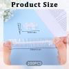 200 Pcs Disposable Elastic Ear Protectors, Multipurpose Ear Cover Caps, Clear Waterproof Ear Covers, Plastic Hair Dye Ear Caps for Swimming Bathing, Showering, Salon, Spa, Travel, Home Hotel view 2