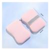 1/4PCS Sponge Soap Bag Bath Cleansing Foaming Net Pouch Body Exfoliating Scrubber Sponges Bathroom Nylon Pocket(Purple-1pcs) view 3