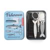 Kikkerland Fisherman Grooming Kit Travel Care Set with Comb, Mirror, Nail Clippers, Scissors, & Tweezers view 2