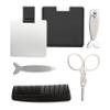 Kikkerland Fisherman Grooming Kit Travel Care Set with Comb, Mirror, Nail Clippers, Scissors, & Tweezers view 3