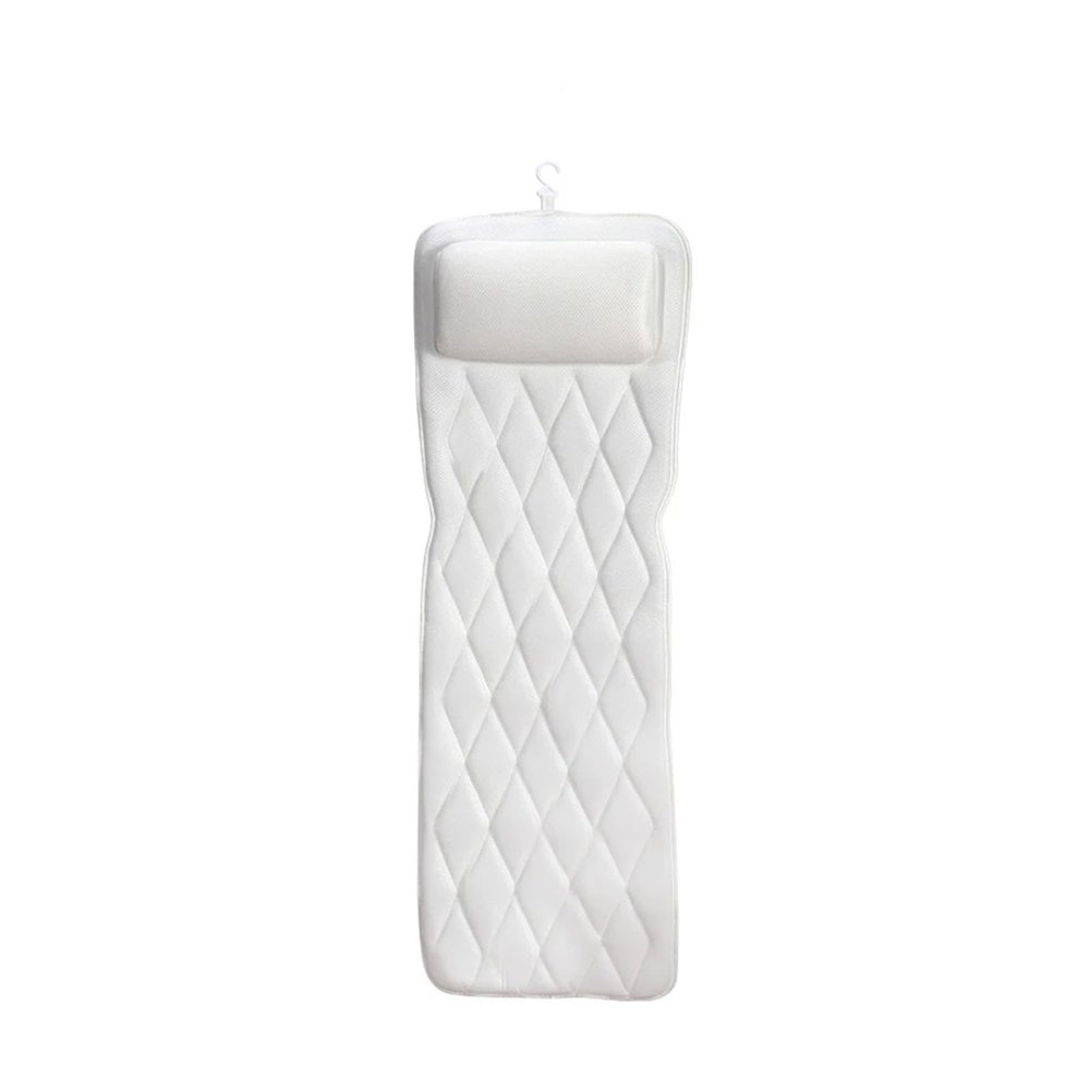 Bath Pillow Bathtub Cushion with Pillow and Suction Cup, Hotel Bathroom Bath Bathtub Spa Pillow(ModelC)