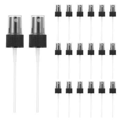 uxcell 24Pcs Black Spray Top, 20/410 Fine Mist Sprayer