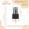 uxcell 24Pcs Black Spray Top, 20/410 Fine Mist Sprayer view 2