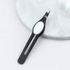ASWRTYJO Eyebrow Tweezer Stainless Steel Slant Tip Eyes Clip for Face Hair Removal Make Up Tools Pince(D) view 1
