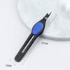 ASWRTYJO Eyebrow Tweezer Stainless Steel Slant Tip Eyes Clip for Face Hair Removal Make Up Tools Pince(D) view 2