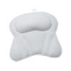 Bath Pillow Home Mesh Headrest Shaped Bathtub Breathable Pillow with Suction Cup Hook Bathroom Spa Pillow(B) view 1