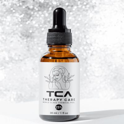TC 25% Gel Peel, Chemical Peel for Face Breakout Scars, Chemical Exfoliant for Face, Strength Level 2, 1.0 fl oz. e, 30 mL  Kiaeva Cosmetics (25)