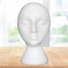 Wilitto Mannequin Head Non-slip Abstract Foam Manikin Head Model Wig Hair Glasses Display Stand for Indoor view 1