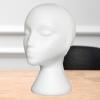 Wilitto Mannequin Head Non-slip Abstract Foam Manikin Head Model Wig Hair Glasses Display Stand for Indoor view 2