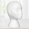 Wilitto Mannequin Head Non-slip Abstract Foam Manikin Head Model Wig Hair Glasses Display Stand for Indoor view 3