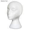 Wilitto Mannequin Head Non-slip Abstract Foam Manikin Head Model Wig Hair Glasses Display Stand for Indoor view 4