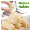 3Pcs Natural Loofah Sponge Multi-purpose Kitchen Cleaning Tool Dish Washing Sponge Long Shower Body Scrubber Loofah Dishcloth(10cm length) view 2
