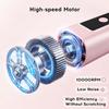 Bikini Trimmer for Women - 2 in 1 Electric Razors with Dual Heads, Rechargeable Razor Body Hair Trimmer for Face Lip Chin Pubic Underarm Legs view 3