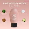 Glow All-In-One Tinted Sunscreen SPF 30 Moisturizer 60 ml Light Shade | Natural Glowy Finish | Intense Hydration & UVA/UVB Protection | Sweat resistant | Niacinamide Cream For Men & Women view 3