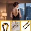 3 Packs 4.53 Inch French U Shaped Hair Sticks for Women, Acetate Prestige Hair Bun Pins, Tortoise Shell U Pins, Durable 2 Prong Sticks, Smooth for Girls, Chignon, Fashion Styling Accessories view 4