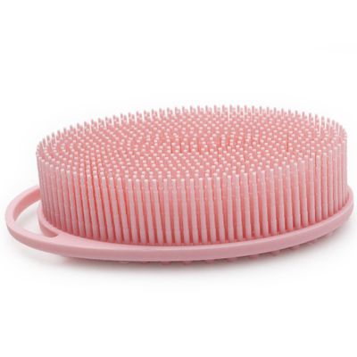 2PCS Silicone Body Scrubber 2-in-1 Double Side Body Wash Scrubber Soft Non-Slip Shower Brush Hanging Silicone Loofah Exfoliating Brush, Style 3