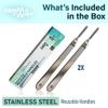 DermaTwist 10R Blades Dermaplaning & #3 Scalpel Handle Professional Dermaplaning Tool for Face with Pack of 200 10R Blades Dermaplaning & Stainless Steel #3 Scalpel Handle view 4