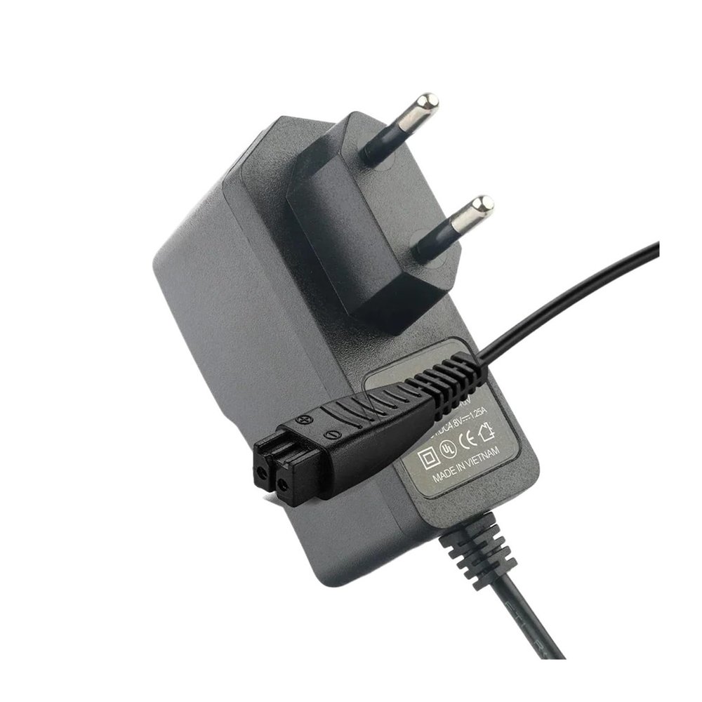2-Prong EU Wall Plug AC Power Adapter Charger, Compatible for Panasonic, RE7-27 RE7-51 RE7-59 RE7-68 RE7-72 RE7-87 ES-LA84ES-LA92 ES-LA93 Anti-Tangle