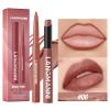 Lip Liner + Lipstick Set (12 Shades Available) -Matte Lipstick for Women, Silk Finish Hydration Lip Kit, Waterproof Smooth Creamy Texture, Bold to Nude Shades for Daily & Party Wear, Makeup Gift(06) view 2