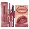 Lip Liner + Lipstick Set (12 Shades Available) -Matte Lipstick for Women, Silk Finish Hydration Lip Kit, Waterproof Smooth Creamy Texture, Bold to Nude Shades for Daily & Party Wear, Makeup Gift(11) view 2