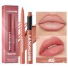 Lip Liner + Lipstick Set (12 Shades Available) -Matte Lipstick for Women, Silk Finish Hydration Lip Kit, Waterproof Smooth Creamy Texture, Bold to Nude Shades for Daily & Party Wear, Makeup Gift (05) view 2