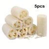 5pcs Sponge Kitchen Scrub Shower Loofah Bath Loofah Body Scrub Men and Women Adult Back Face Skin SPA Maintenance view 2
