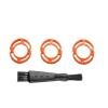 3pcsCompatible For PhilipsNorelco Series 7000 S9000 S7310 S8860 S9011 S9311 S9988 SP9880 RQ1250 Blade Retaining Ring Holder view 1