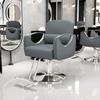 ZREVSB Barber Chair Salon for Hair Stylist, 360 Rotating Styling w/Footrest, Height Adjustable Hydraulic Heavy Duty Tattoo Shampoo Beauty Equipment,Gray (Grey) view 1