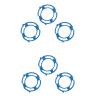 3pcsCompatible For Philips5000 Series S5205 S5210 S5320 S5340 S5380 S5390 S5082 S5081 S5080 S5078 Lock-ring Blade Retaining-Plate Holder(6pcs) view 1