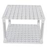 TOPINCN 96 Slots Makeup Brush Holder, Acrylic Cosmetic Pencils Organizer Stand, Clear Beautys Tool Storage Container, Plastic Marker Caddy for Office Home Stationery (Transparent) view 1