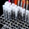 TOPINCN 96 Slots Makeup Brush Holder, Acrylic Cosmetic Pencils Organizer Stand, Clear Beautys Tool Storage Container, Plastic Marker Caddy for Office Home Stationery (Transparent) view 4