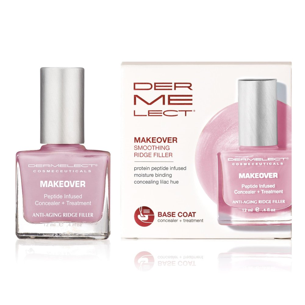 Dermelect Makeover Smoothing Nail Ridge Filler, Lilac, 0.4 fl oz