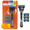 Gillette Fusion5 ProGlide Shaving Razor for Men, Razor Handle, 4 Razor Blade Refills, FlexBall Razor Handle and Precision Trimmer for Men view 1