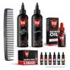 Beard Octane Tune Up Kit - Beard Essentials Bundle (Oil, Wash, Conditioner & More) - Great Gift For Guys American Made view 1