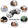 Cartoon Black White Sheep Eye Masks Sleeping Detachable Breathable Eye Cover Soft Block Light Sleep Mask for Women Men, Relaxing Pressure Night Blindfold view 4