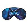 Blue Owl Eye Masks Sleeping Detachable Breathable Eye Cover Soft Block Light Sleep Mask for Women Men, Relaxing Pressure Night Blindfold view 2