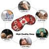 Canadian Flag Eye Masks Sleeping Detachable Breathable Eye Cover Soft Block Light Sleep Mask for Women Men, Relaxing Pressure Night Blindfold view 4