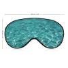 Blue Aqua Pool Water Eye Masks Sleeping Detachable Breathable Eye Cover Soft Block Light Sleep Mask for Women Men, Relaxing Pressure Night Blindfold view 2