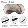 Baseball Eye Masks Sleeping Detachable Breathable Eye Cover Soft Block Light Sleep Mask for Women Men, Relaxing Pressure Night Blindfold view 3
