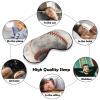 Baseball Eye Masks Sleeping Detachable Breathable Eye Cover Soft Block Light Sleep Mask for Women Men, Relaxing Pressure Night Blindfold view 4