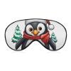 Christmas Penguin Eye Masks Sleeping Detachable Breathable Eye Cover Soft Block Light Sleep Mask for Women Men, Relaxing Pressure Night Blindfold view 1