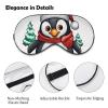 Christmas Penguin Eye Masks Sleeping Detachable Breathable Eye Cover Soft Block Light Sleep Mask for Women Men, Relaxing Pressure Night Blindfold view 3