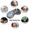 Christmas Winter Happy Scene Eye Masks Sleeping Detachable Breathable Eye Cover Soft Block Light Sleep Mask for Women Men, Relaxing Pressure Night Blindfold view 4